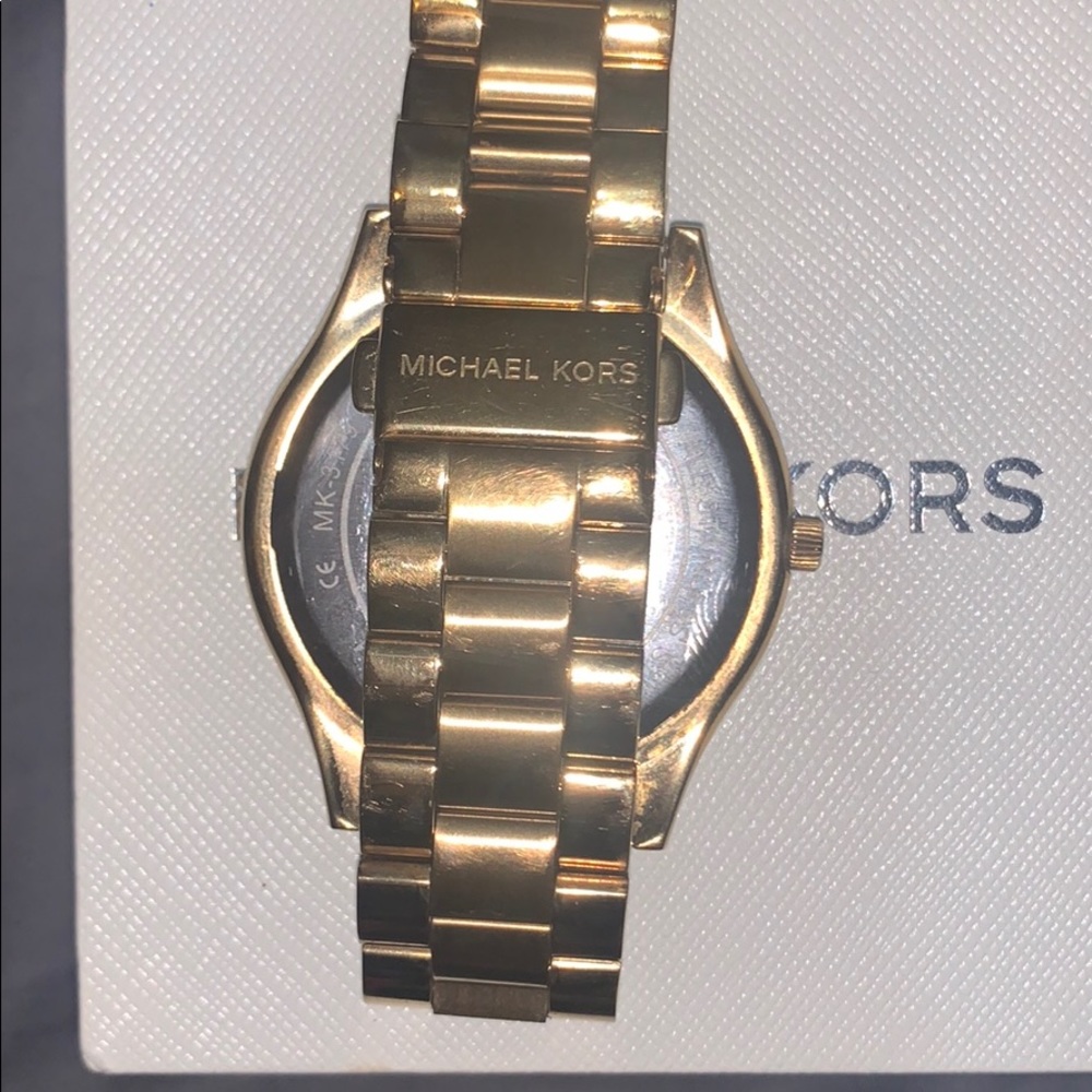 Michael Kors Watch. Unisex. Gold. - Picture 3 of 3